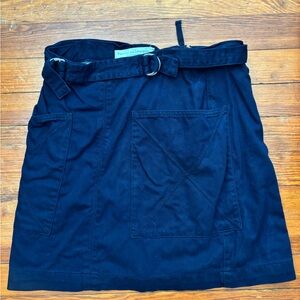 Pilcro and the Letterpress Dark Blue Pocketed Mini Skirt